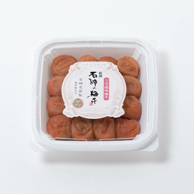 石神の梅干 うす塩味梅干 塩分約8％ 400g
