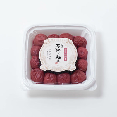 石神の梅干 しそ漬梅干 塩分約13％ 400g