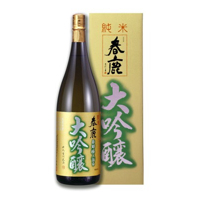 【日本酒(純米大吟醸酒)】奈良県〔今西清兵衛商店〕春鹿 純米大吟醸1,800ml