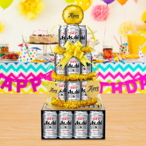 アサヒ〕アサヒスーパードライ ビールタワーギフトセット アサヒ〕アサヒスーパードライ ビールタワーギフトセット