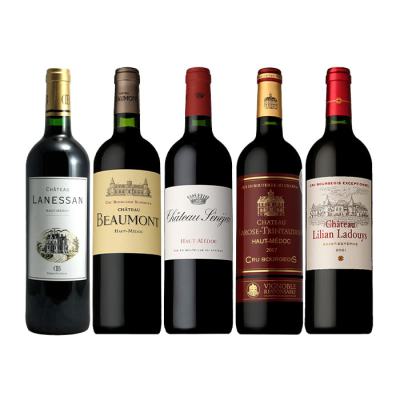 メドック銘醸シャトー飲み比べ5本セット【Cセット】