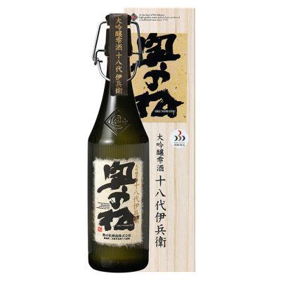 【日本酒(大吟醸酒)】福島県〔奥の松酒造〕大吟醸雫酒 十八代伊兵衛