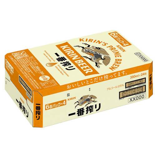 キリン〕キリン一番搾り(350ml×24本)(h7250141)｜フード(食品