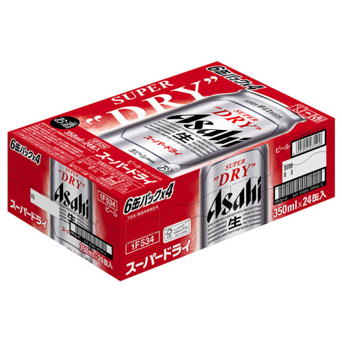【週末セール】スーパードライ24本・一番搾り12本 アサヒ〕アサヒスーパードライ(350ml×24本)(h7250142)｜フード
