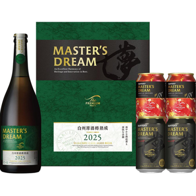 【阪急阪神お得意様カードPREMIUM・ペルソナSTACIAカード会員様限定】〔サントリー〕ザ・プレミアム・モルツ マスターズドリーム〈白州原酒樽熟成〉2025