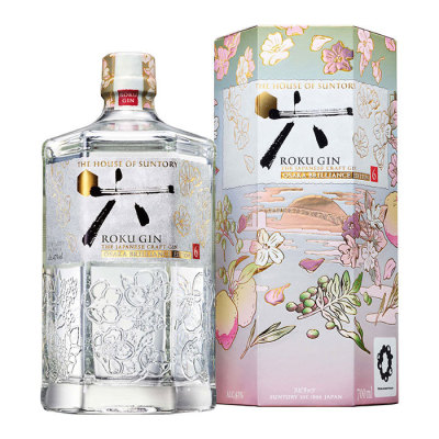 【洋酒】サントリージャパニーズクラフトジン ROKU〈六〉OSAKA BRILLIANCE EDITION