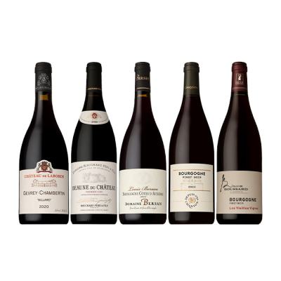 ジュヴレ シャンベルタン＆1級酒が入った！ブルゴーニュ赤ワイン5本セット【Aセット】