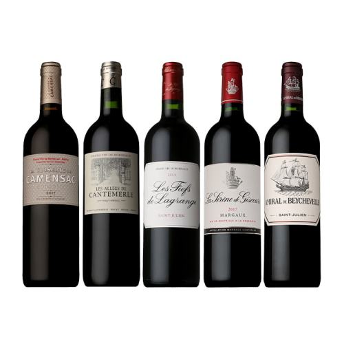 阪急の和洋酒セレクション メドック格付けセカンド 濃厚赤ワイン5本セット【Cセット】 FD1 阪急の和洋酒セレクション メドック格付けセカンド 濃厚赤ワイン5本セット【Cセット】 FD1