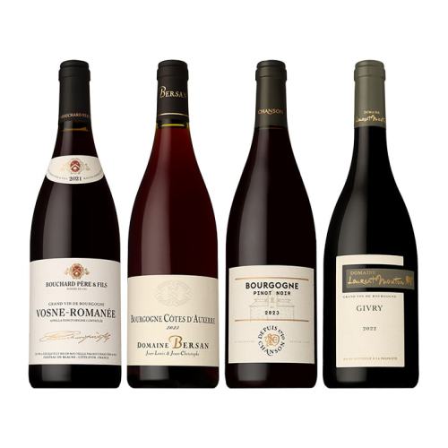 ヴォ―ヌ ロマネが入った！ブルゴーニュ赤ワイン4本セット【Bセット