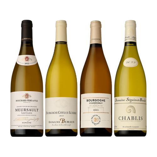 ムルソーが入った！ブルゴーニュ白ワイン4本セット【Cセット