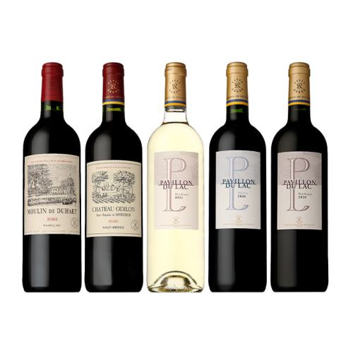 格付け1級シャトーラフィットグループが手掛けるワイン5本セット【G