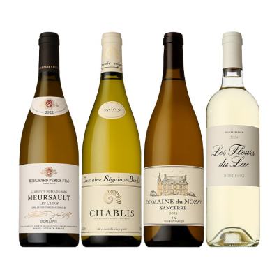 ムルソー、シャブリが入ったフランス周遊 銘醸白ワイン4本セット【Bセット】