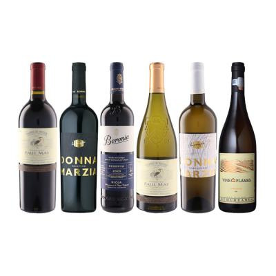 樽リッチ オーク樽熟成の赤白ワイン6本セット【Hセット】