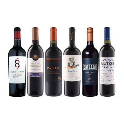 カリフォルニア ナパ＆南米ワイン6本セット【Dセット】