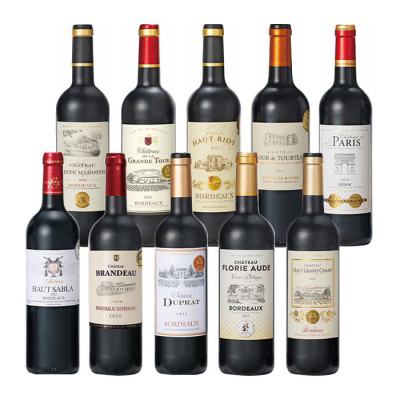 メドック入り！フランスボルドー金賞受賞赤ワイン10本セット【Iセット】