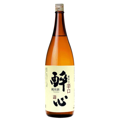 【日本酒(純米酒)】広島県〔醉心山根本店〕醉心 軟水の辛口 純米酒 1,800ml