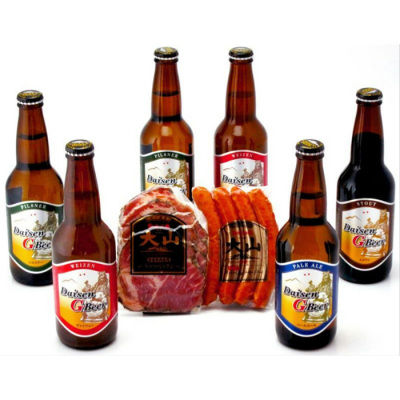 大山Gビール・大山ハムセット