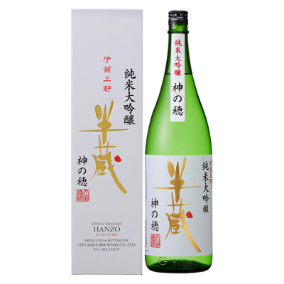 【日本酒(純米大吟醸酒)】三重県〔大田酒造〕半蔵 純米大吟醸 神の穂 1,800ml