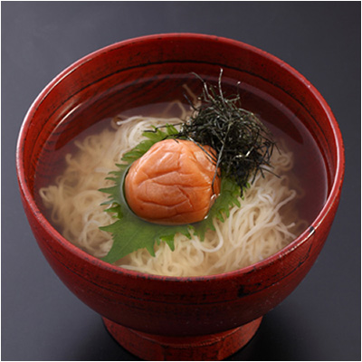 梅にゅうめん