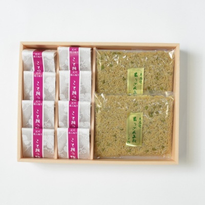 ちりめん山椒・紀州特選大粒梅詰合せ