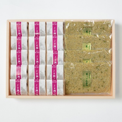 ちりめん山椒・紀州特選大粒梅詰合せ