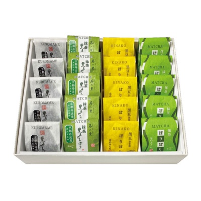 京丹波産黒豆菓子、4種詰合せ20入り
