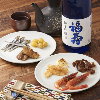 伍魚福 日本酒とおつまみ6種ギフトセット