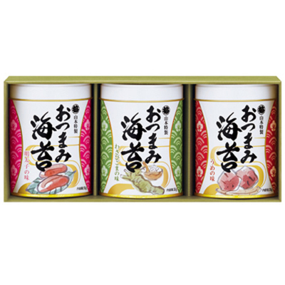 おつまみ海苔3缶詰合せ