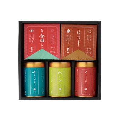 お茶箱海苔缶詰合せ