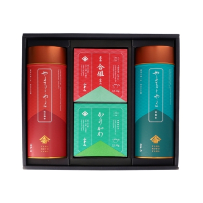 お茶箱海苔缶詰合せ