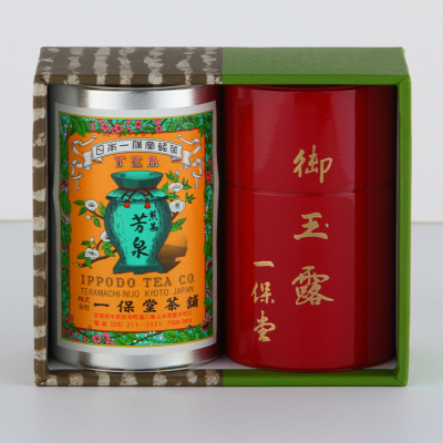玉露 麟鳳・煎茶 芳泉 小缶詰合せ