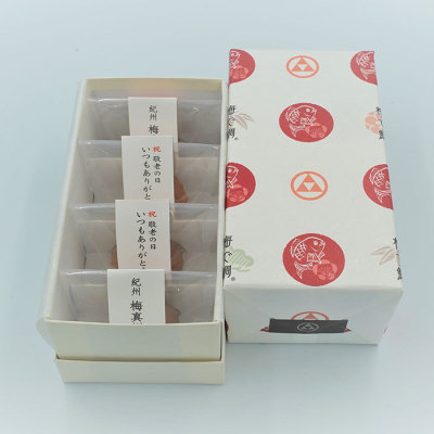 紀州 梅真鯛梅 四個入(敬老の日限定仕様)