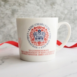 チャールズ3世国王陛下戴冠記念「コロネーション記念マグカップ」