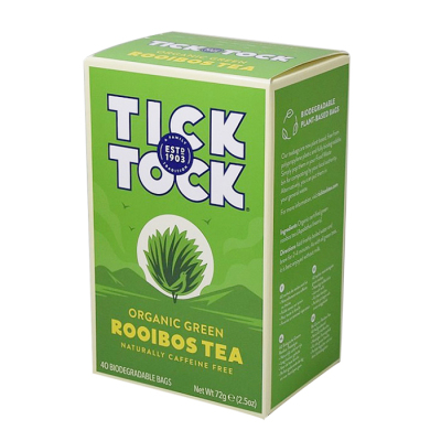チックタックオーガニック ルイボス グリーンティー