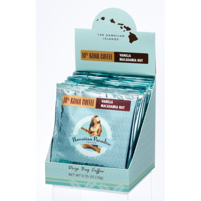 【ドリップバッグ】10%コナ バニラマカダミア 10Pボックス