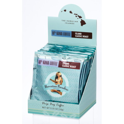 【ドリップバッグ】10%コナ アイランドクラシックロースト 10Pボックス