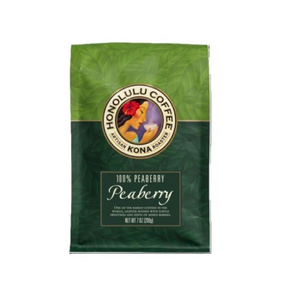 コーヒー豆 ピーベリー(Kona Coffee 100%) 200g