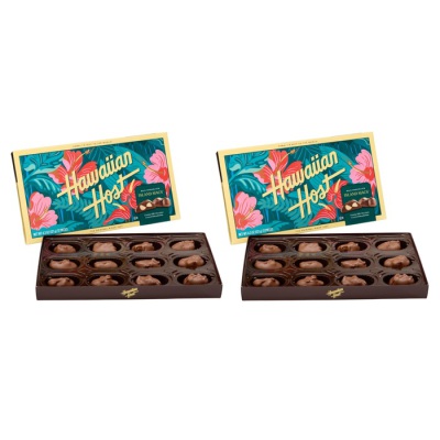 ハワイ土産定番 2個セット(マカダミアナッツチョコレート アイランドマックス )