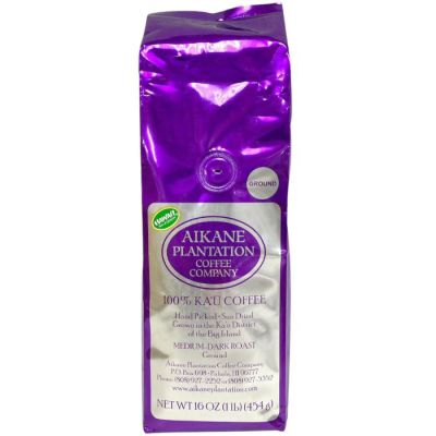 100%カウコーヒー 焙煎挽き豆 16oz