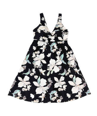 ラグジィフラワーAラインワンピース水着