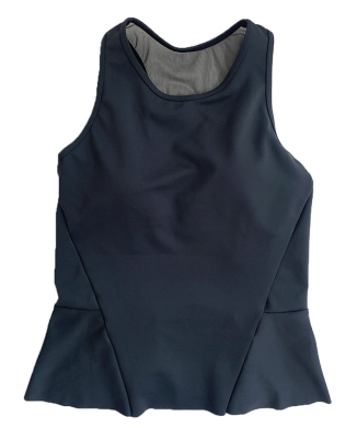 メッシュ切り替えタンクブラトップス