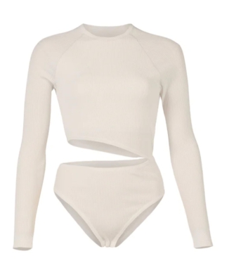 Waist Slit Bodysuit