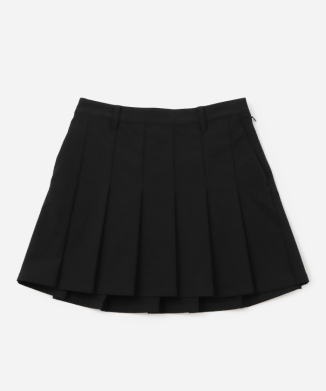W/Taslan Nylon Pleated Skirt