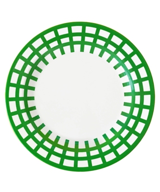 MARINA / Dinner Plate / Green Basket
