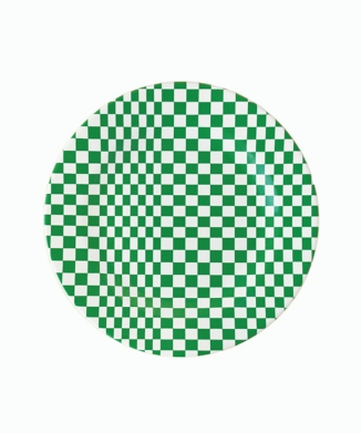 MARINA / Side Plate / Green Check