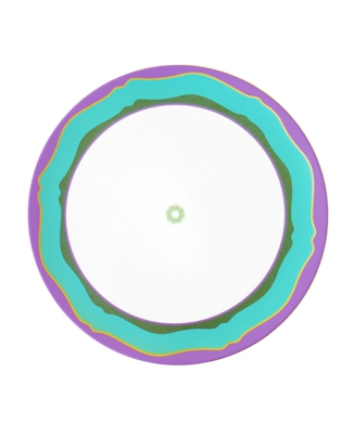 MITSUKO / Side Plate / Blue Wavy Rim