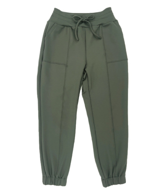 無地ストレッチジョガーパンツ