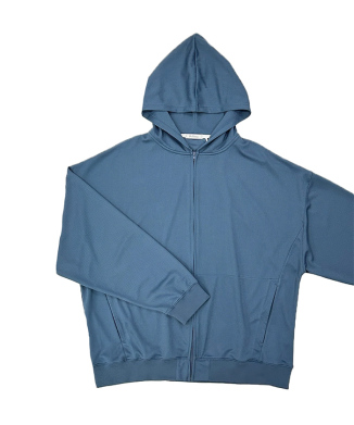 ユニセックスワッフル素材UVカットパーカー/ラッシュガード