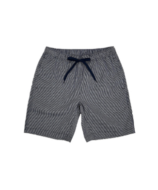 ピンストライプ柄レギュラー丈メンズサーフパンツ