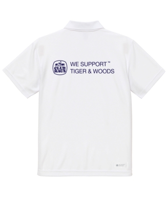 【Clubhaus x HOLE NO.19】「WESUPPORT TIGER&WOODS」　半袖ポロシャツ